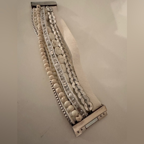 Victoria Emerson Silver and Cream Bracelet Set - Picture 6 of 6